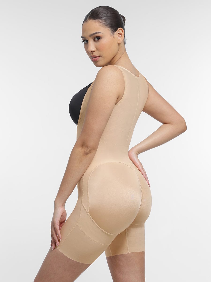 BBB U-Shaped Chest Support Waist Control Peach Butt Post Surgery Full Body Shapewear