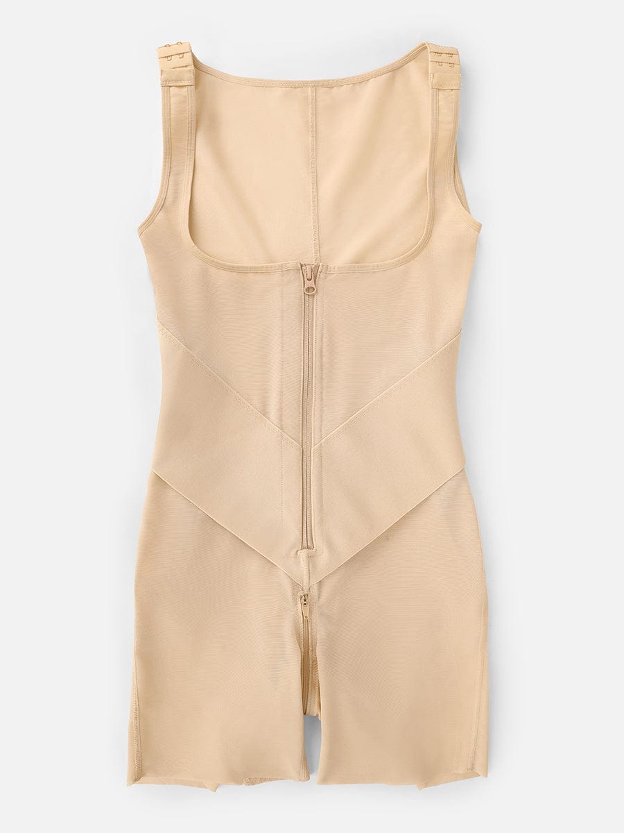 BBB U-Shaped Chest Support Waist Control Peach Butt Post Surgery Full Body Shapewear