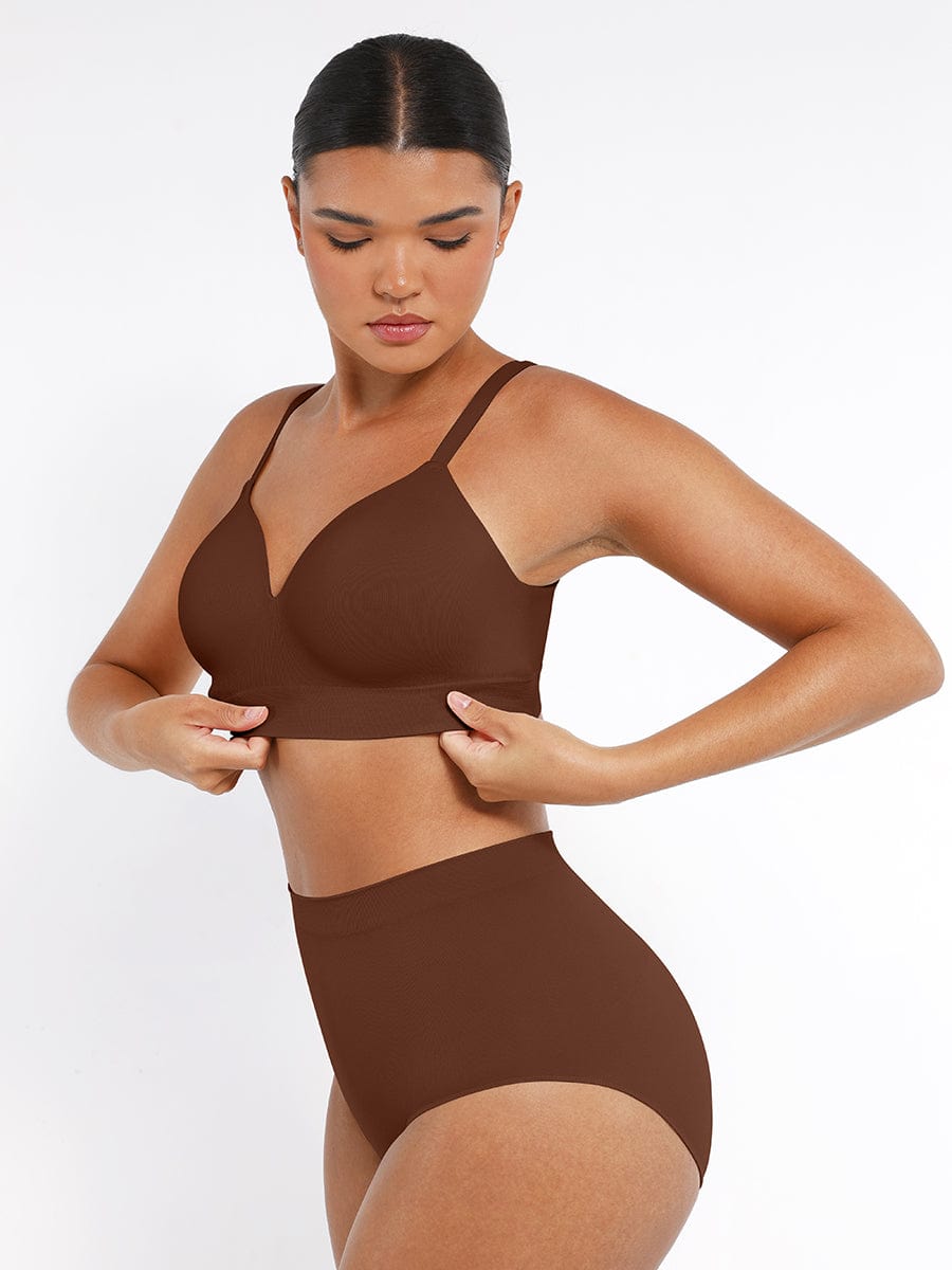 Wholesale Seamless Wireless Bust Support Shapewear Bra