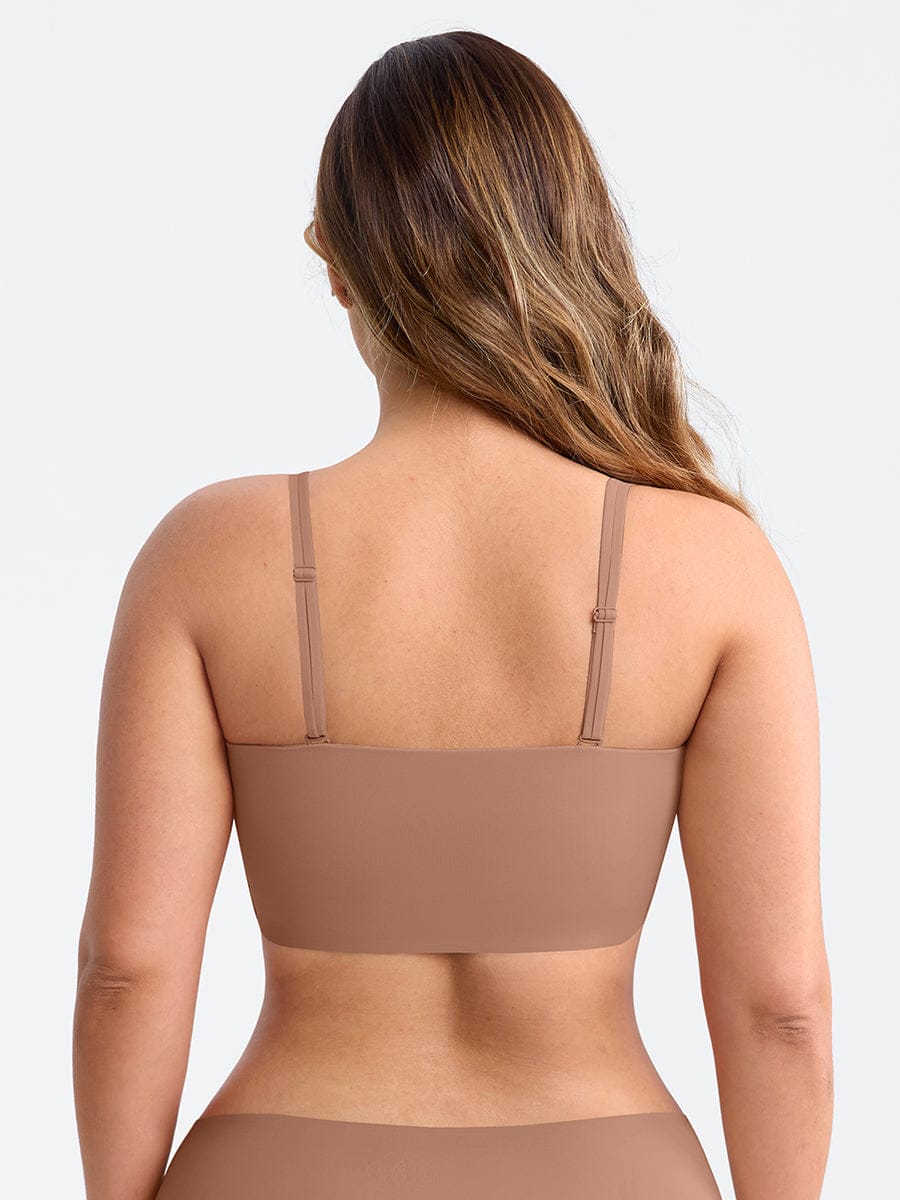 Wholesale Strapless Anti Slip Bandeau Bra Fixed Molded Cups FeelSoft Fabric Nipple Coverage