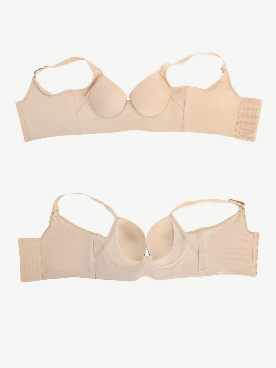 Wholesale Skin Underwire Push-Up Sculpting Uplift Hide Back Fat Full Coverage Bra