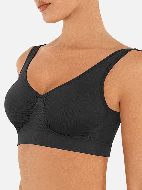 Wholesale Seamless Shaping Bust Support Wider Back Bra
