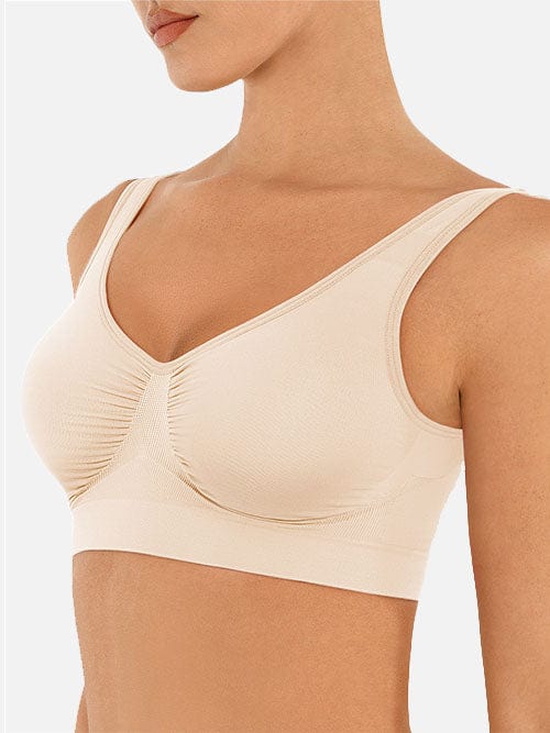 Wholesale Seamless Shaping Bust Support Wider Back Bra