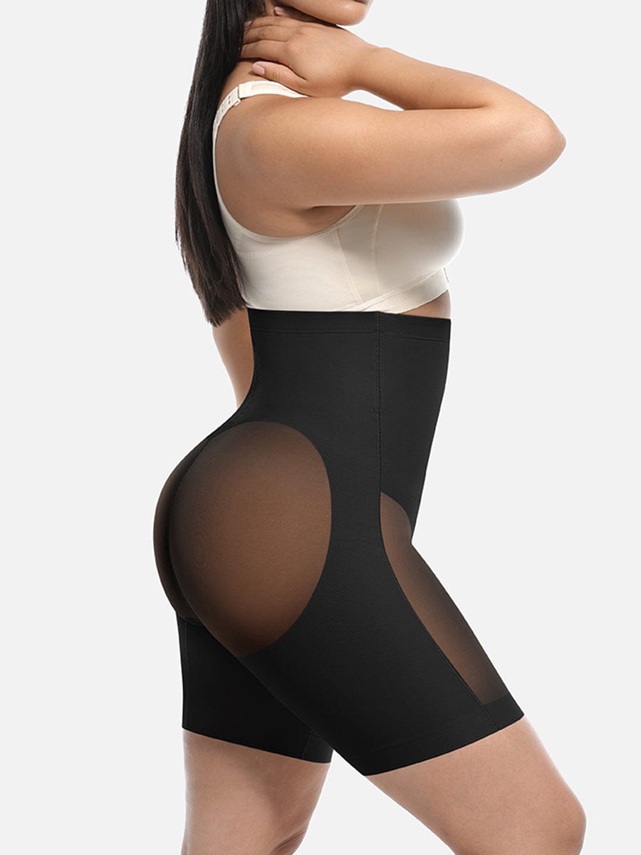 Wholesale High-Waisted Butt Lift & Slimming Mid-Thigh Shaper Shorts
