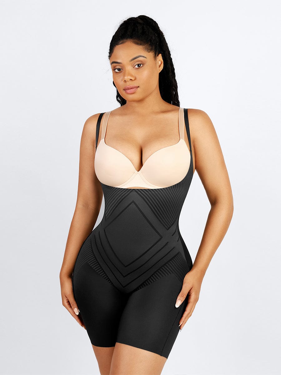Wholesale Liquid Spandex Air Slim Open-Bust Mid-Thigh Shaping Boyshort Shapewear