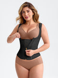 Wholesale 7 Steel Bones Mesh Chest Support Waist Cincher Tank Top with Adjustable Strap